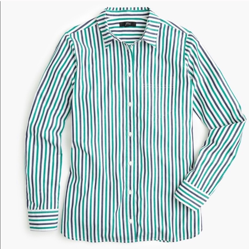 J Crew Petite Classic Boy-fit Shirt
